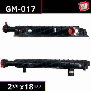 GM-017 HAS HEATER PIPE NO O.C. HOLES, FITS M/T VERSIONS OF DPI 94,95. 303, 302, 924