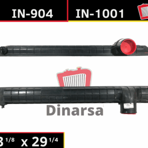 IN-904  NAVISTAR/INTERNATIONAL MODINE BUILT RADIATOR 2 1/2´´ HOSE CONN & 1/4´´ TRADED FITTING FOR DRAIN OR VENT