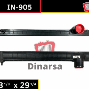 IN-905 NAVISTAR/INTERNATIONAL MODINE BUILT RADIATOR 2 1/2´´ HOSE CONN & 1/4´´ TRADED FITTING FOR DRAIN OR VENT